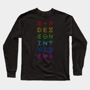 Ability - Dungeons & Dragons Line Art Series Long Sleeve T-Shirt